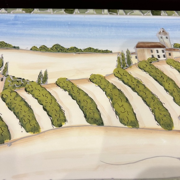 Vintage DOLCE VITA S&F Studio large serving platter. Beautiful perfect condition - Picture 3 of 6